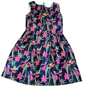Pink Martini A-Line Floral Dress